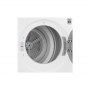 LG | RH80V3AV6N | Dryer Machine | Energy efficiency class A++ | Front loading | 8 kg | LED | Depth 69 cm | Wi-Fi | White - 5